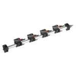 Premium Wall-Mounted Tool Rack for Secure Garden Tool Organization