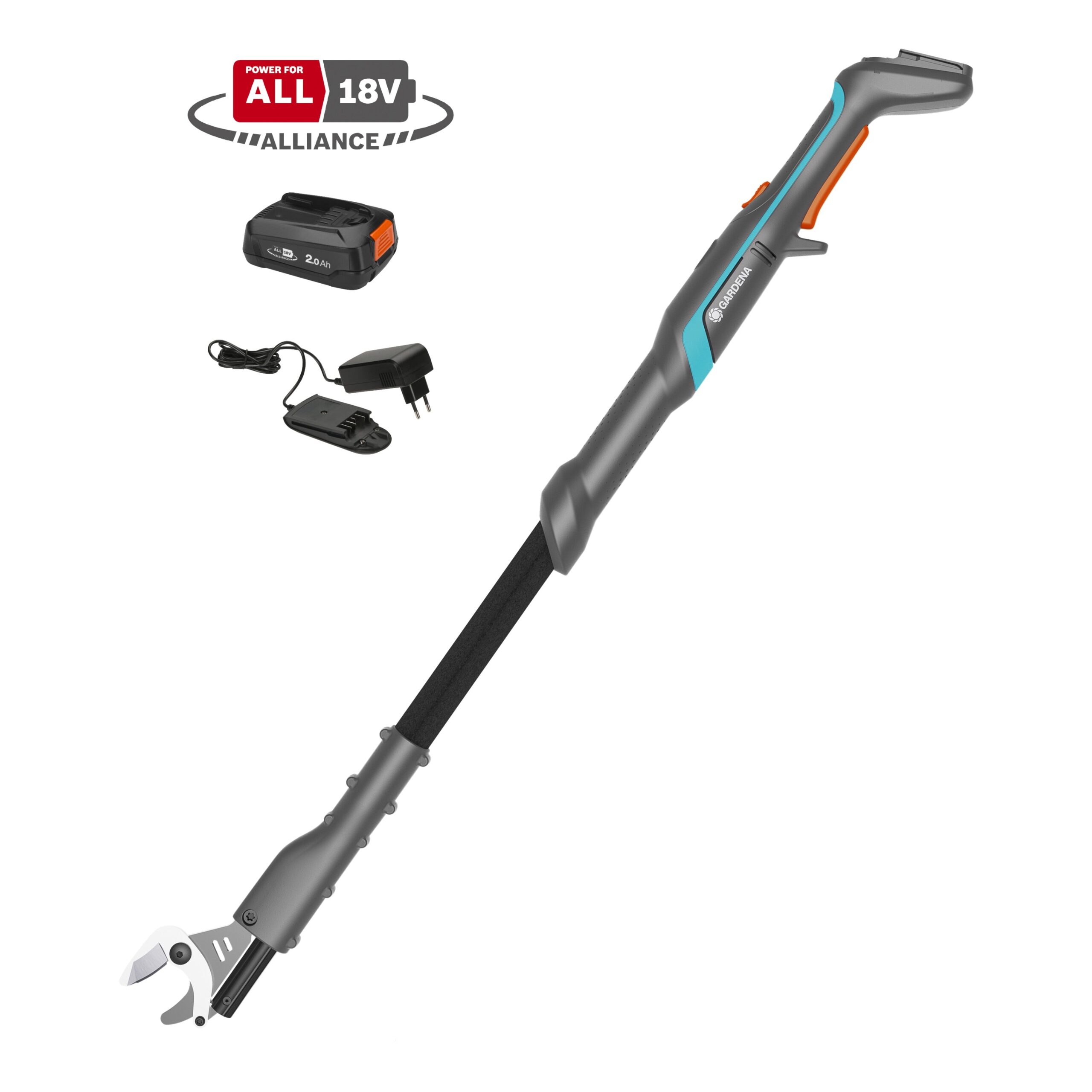 a8a26a732b7e455faf5b996998798688-Original.jpg Battery Pruning Loppers EasyCut 110/18V P4A Set, 18 V, 28 mm Cutting Width, 2.5 m Reach, Bypass, 2.3 kg - Image 1