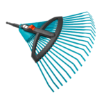 Adjustable Rake for Efficient Garden Clean-Up, Plastic, 35 - 52 cm Working Width