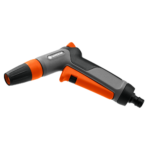 Classic Cleaning Nozzle, Fully Adjustable 2 Spray Patterns, For Intensive Stains & Fine Mist Watering, Rubber Nozzle