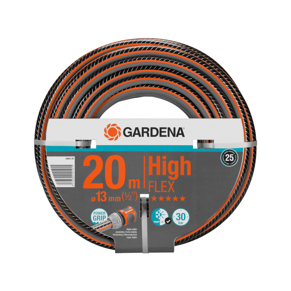 c600a1762f7f4b778b7c43014642e070-Original.png Comfort HighFLEX Hose 13 mm (1/2"), 20 m, 30 bar Burst Pressure, High Durability & Everlasting - Image 1