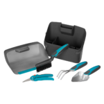 Balcony Garden Tool Set for Urban Gardeners, Includes Trowel, Grubber, Secateur & Hand Brush