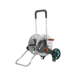 CleverRoll M Metal Hose Trolley, Durable Garden Hose Storage, 60 m Maximum Hose Storage Capacity