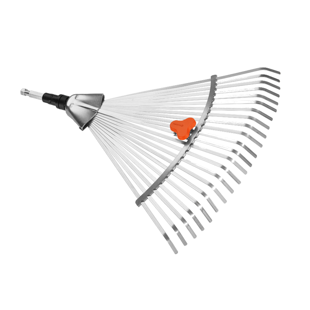 eec52c79bd2042dd865897fc13044a87-Original.png Adjustable Rake, Zinc-Plated Spring Steel, 30 - 50cm Working Width - Image 1