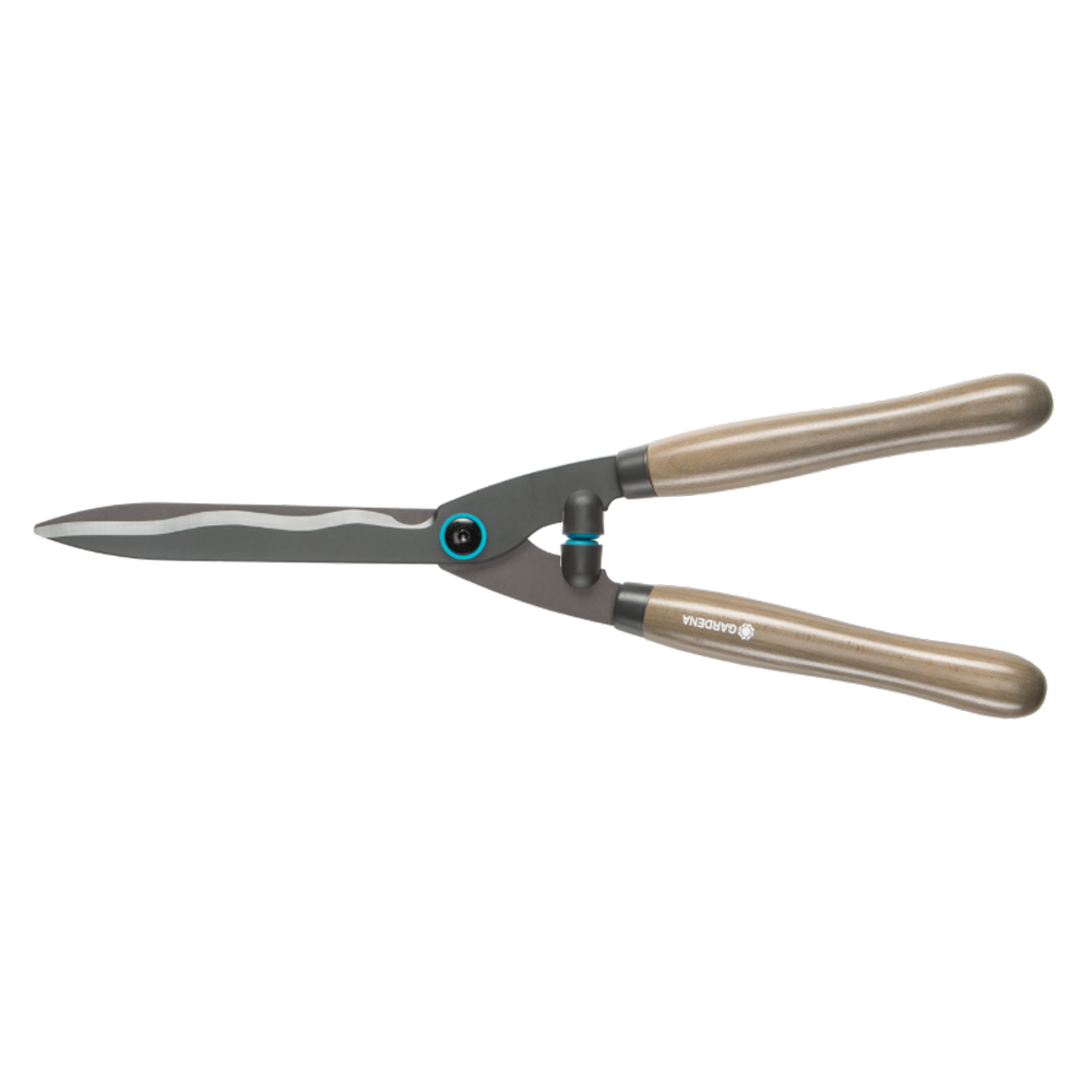 eff06d99434c496385d58799a443d0e2-Original.png Hedge Clippers NatureCut, 23 cm Blade Length, 100% FSC Certified Wooden Handles - Image 1